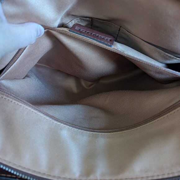 Banuce Full Grain Leather Briefcase Work Bag in Brown - Picture 14 of 16